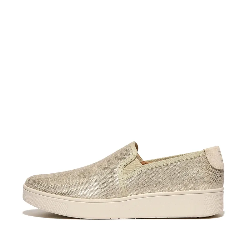 RALLY Glitz-Canvas Slip-On Skate Sneakers HS1-675 made by Fitflop