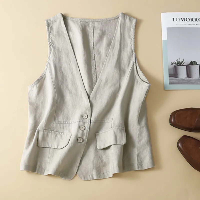 Heather Grey Button Vest sold by Zulily