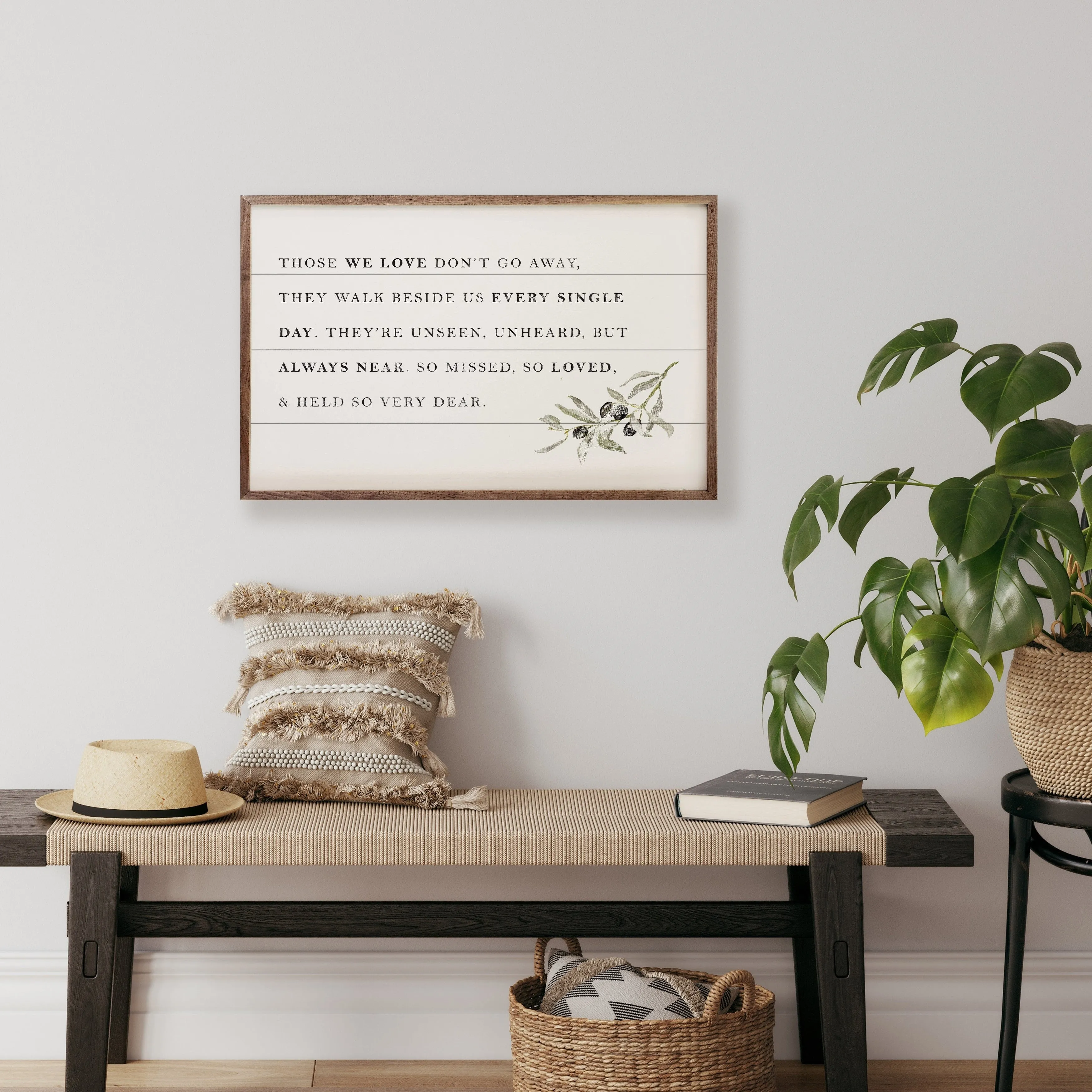 Those We Love Don't Go Away White sold by Zulily product image thumbnail 2