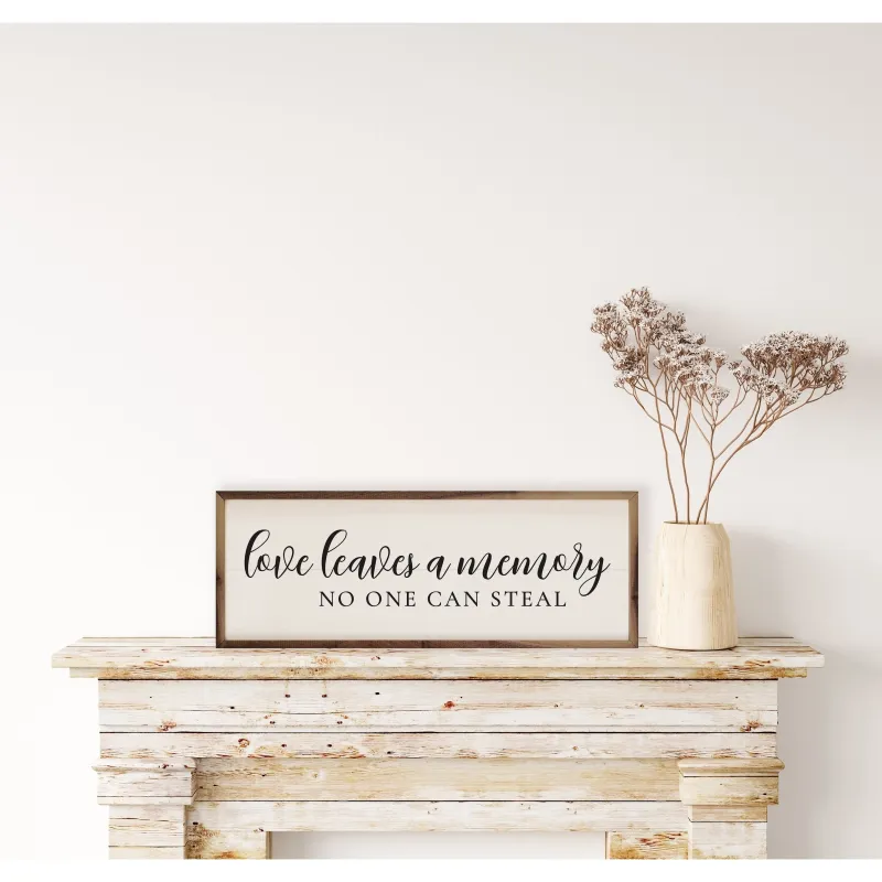 Love Leaves A Memory White sold by Zulily