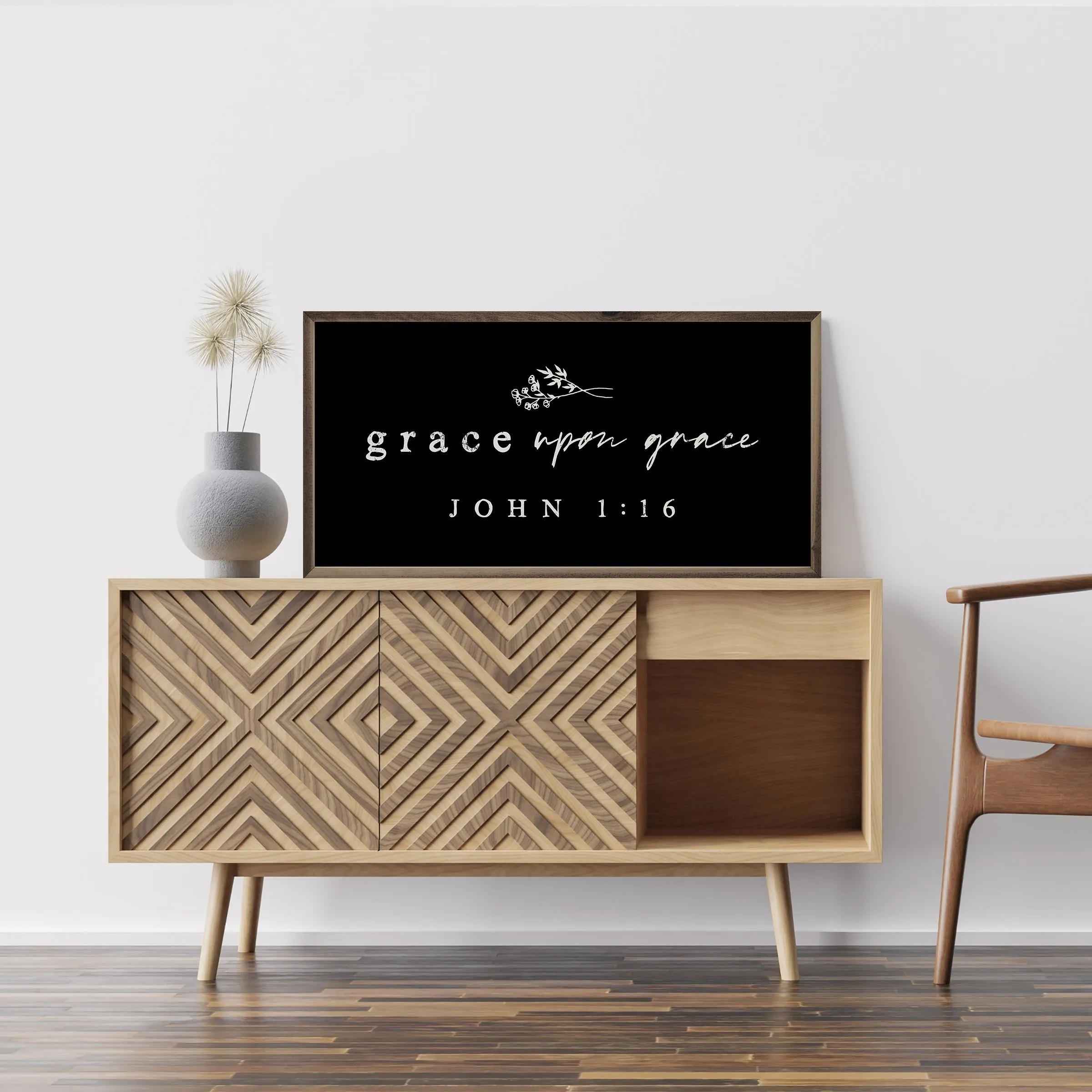 Grace Upon Grace John 1 16 Greenery Black sold by Zulily