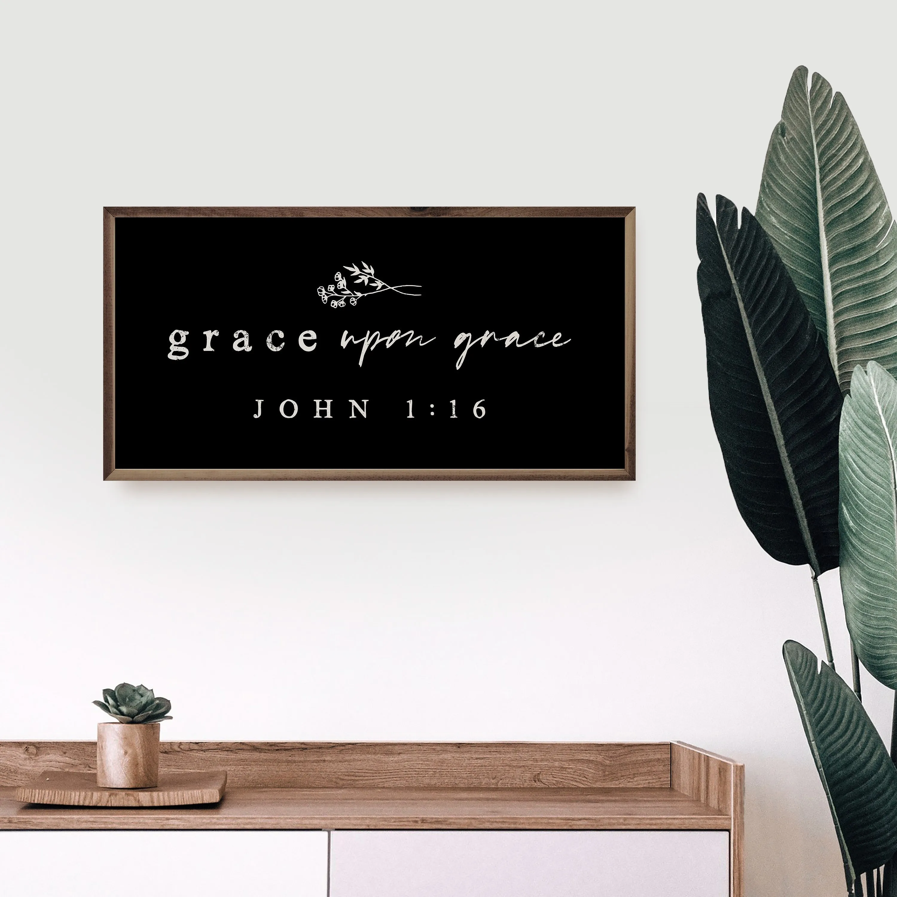 Grace Upon Grace John 1 16 Greenery Black sold by Zulily product image thumbnail 2