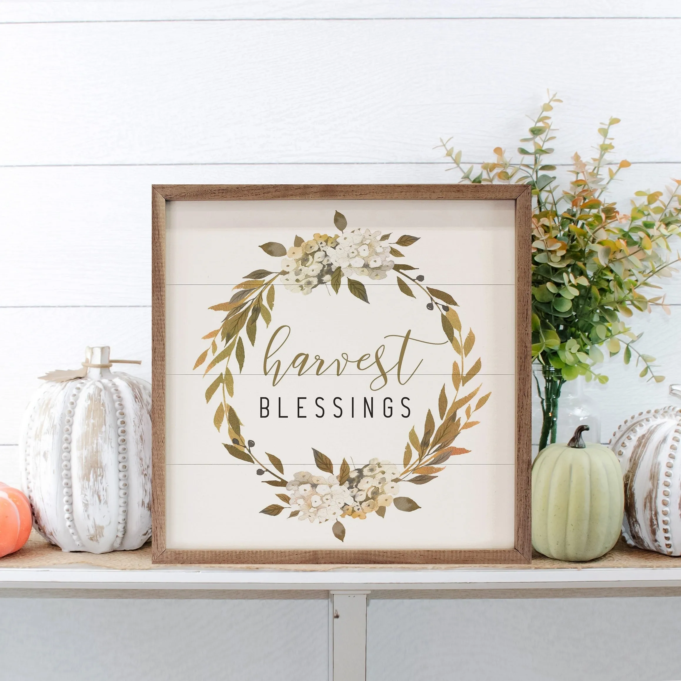 Harvest Blessings Wreath White sold by Zulily