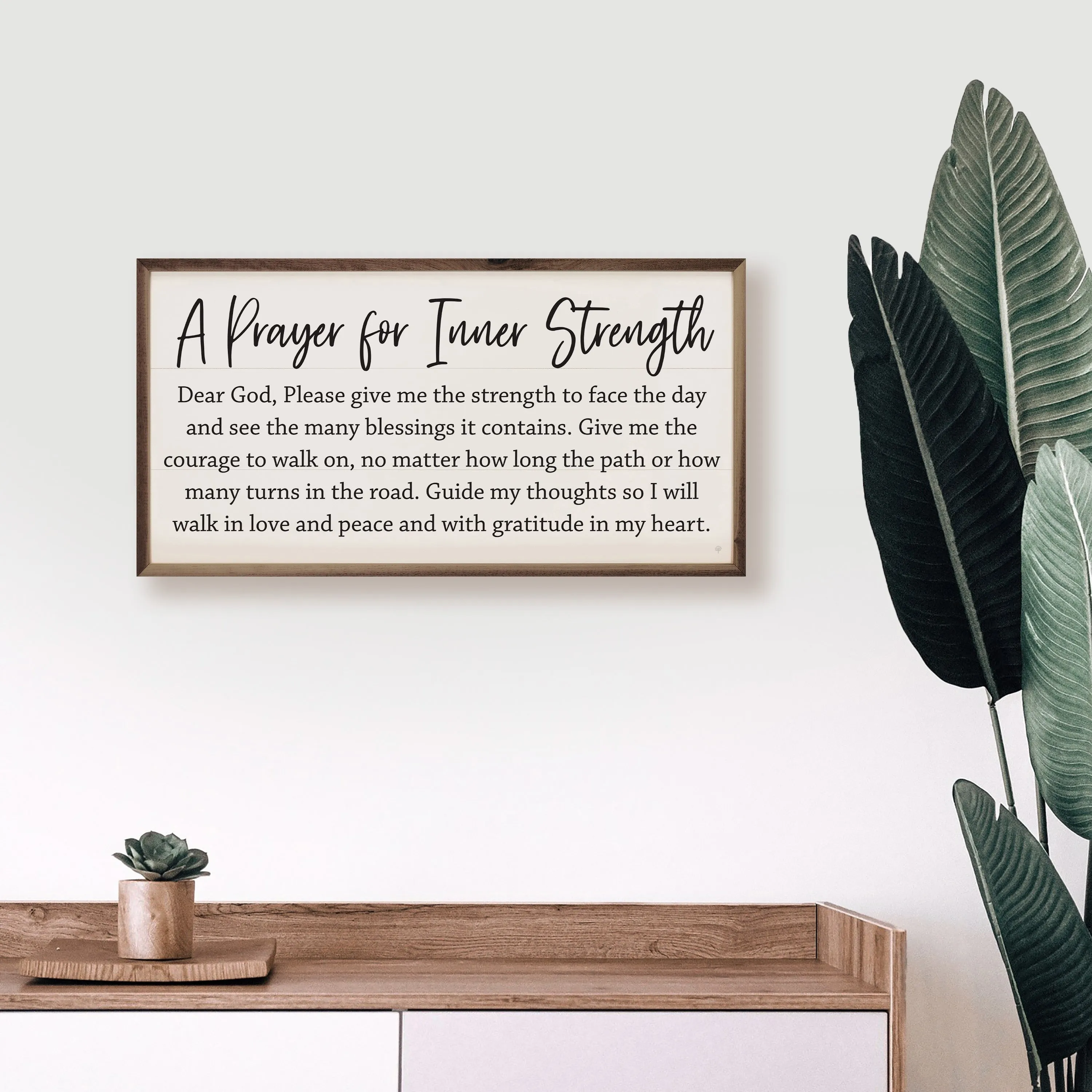A Prayer For Inner Strength White sold by Zulily product image thumbnail 2