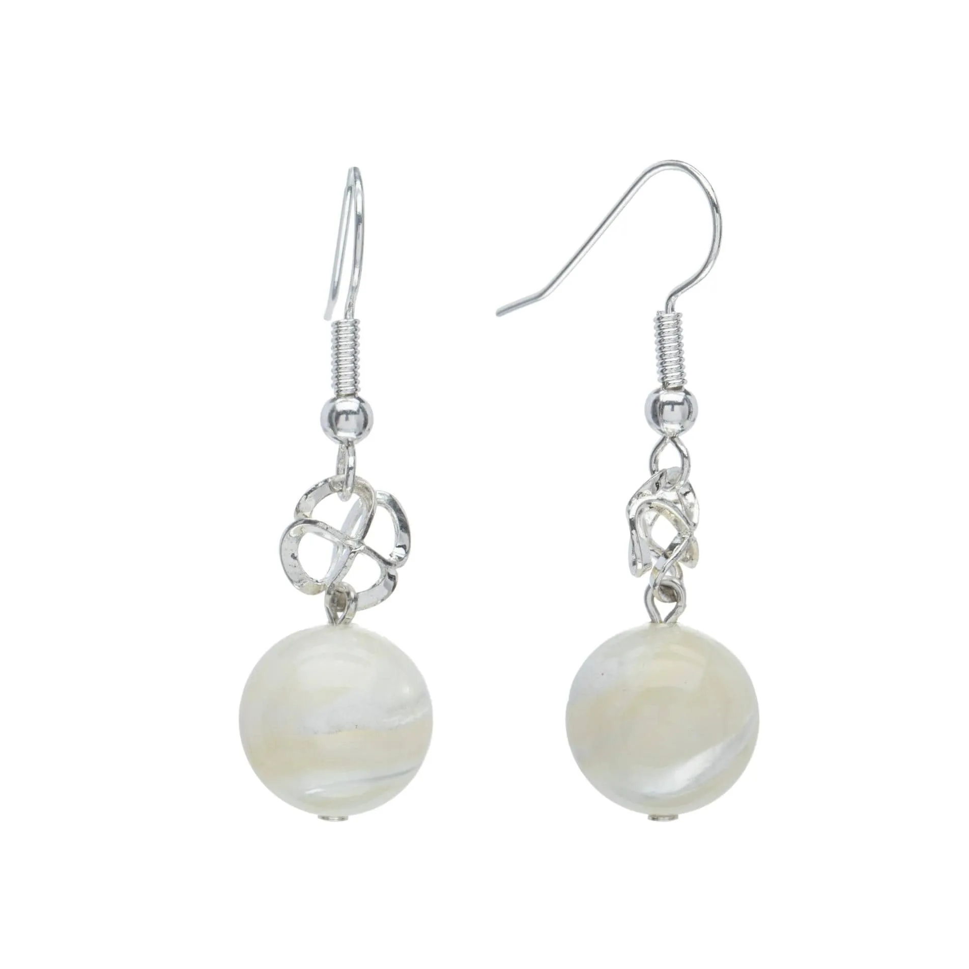 Mother Of Pearl Circular Drop Earrings sold by Zulily product image thumbnail 2