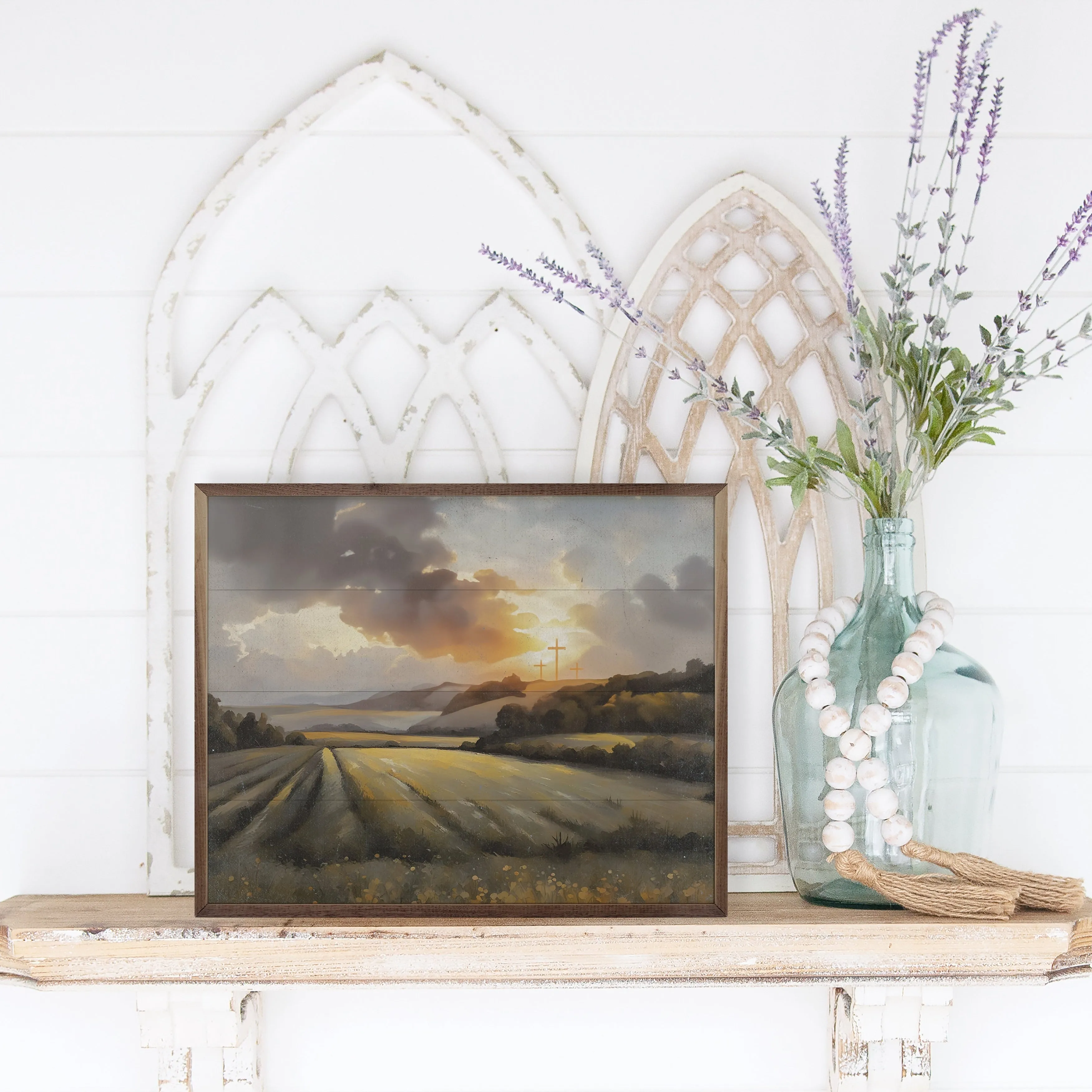 Three Crosses sold by Zulily