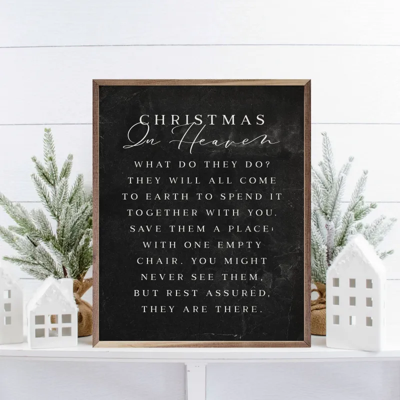 Christmas In Heaven Black sold by Zulily