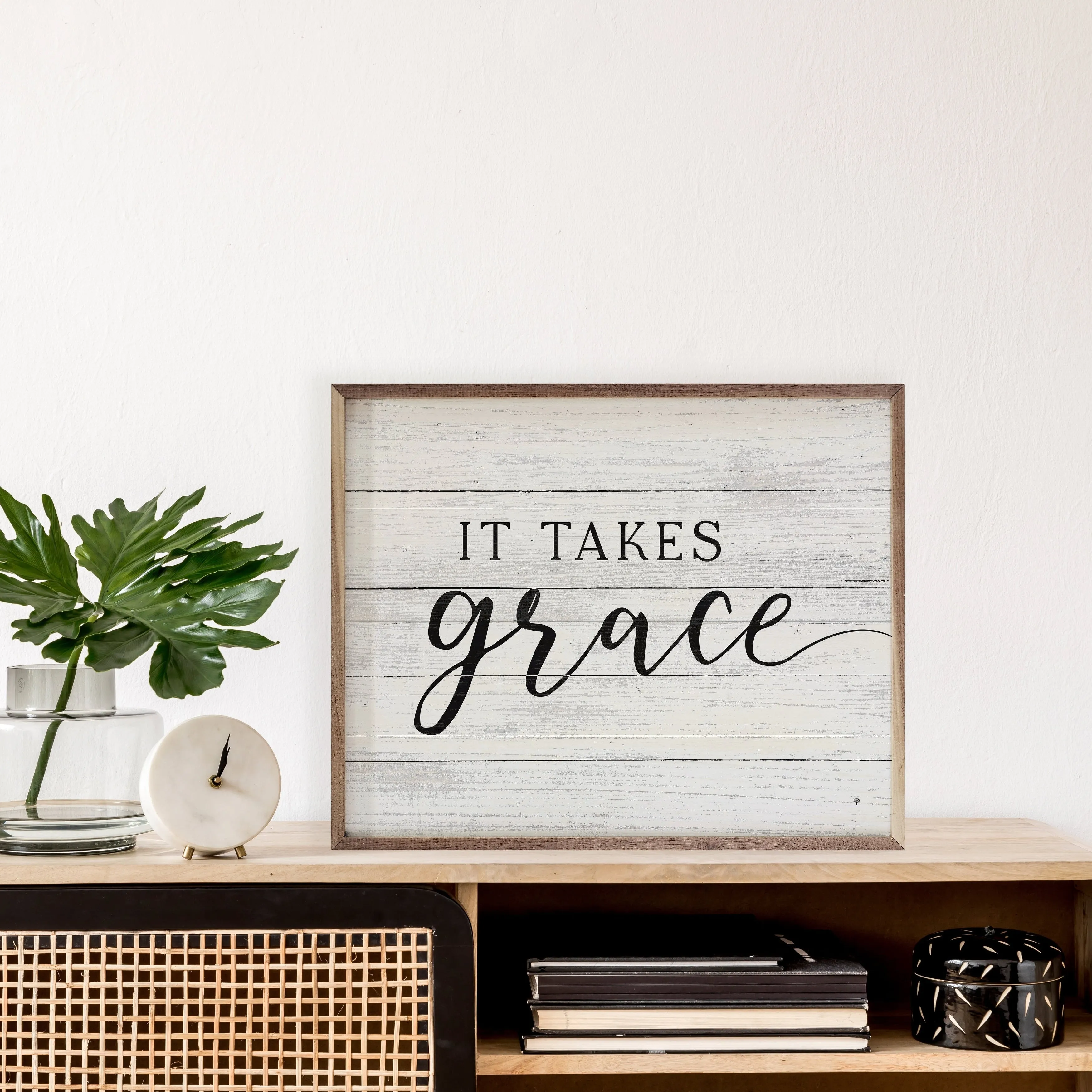 It Takes Grace White sold by Zulily