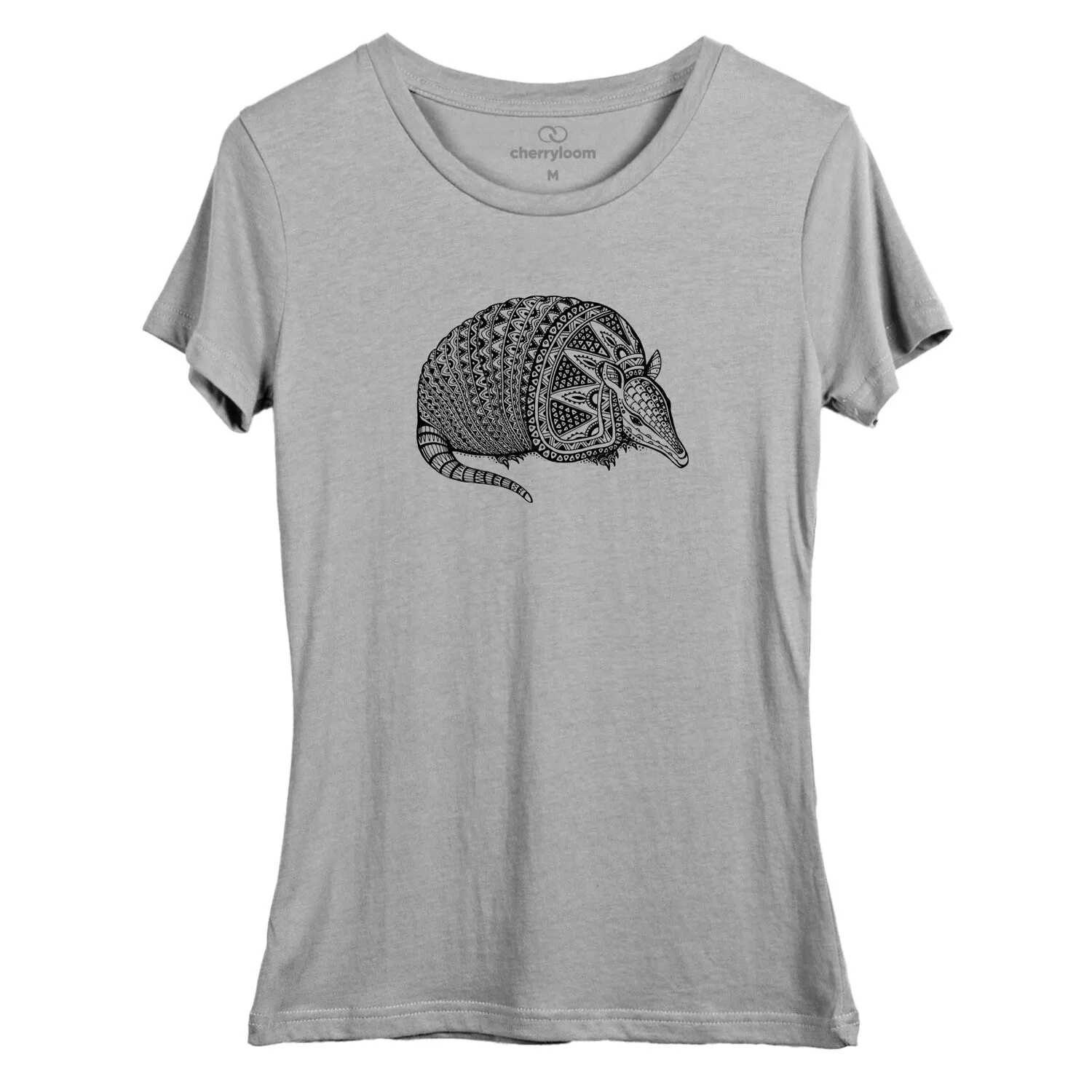 boho armadillo women's fitted tee sold by Zulily