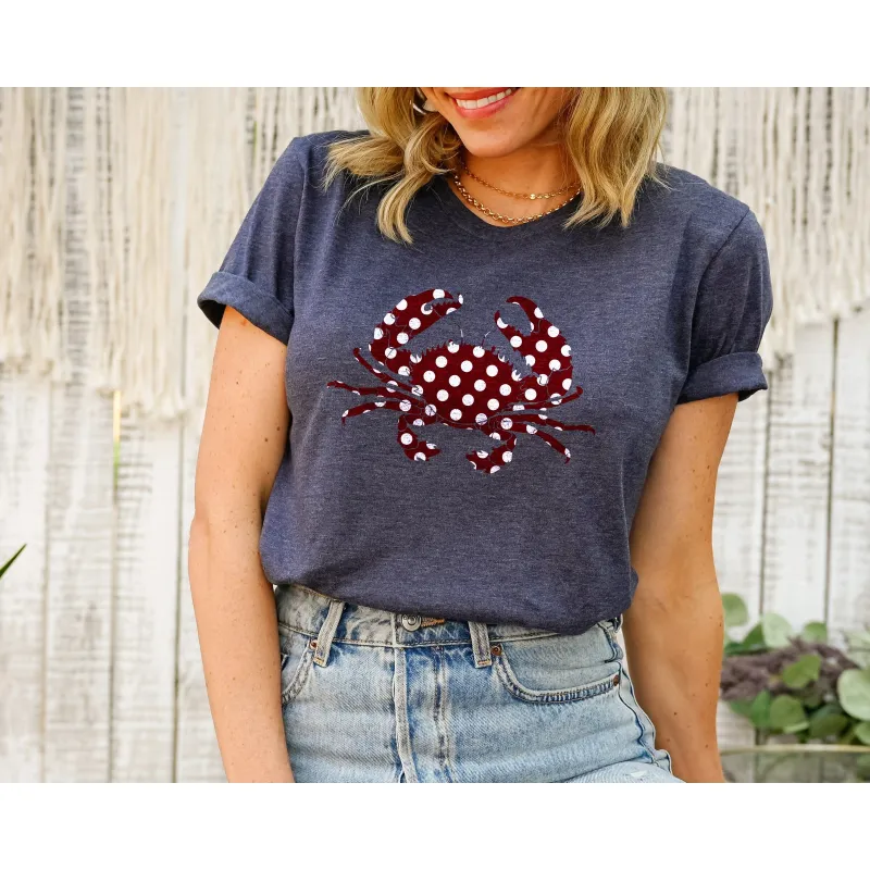 Polka Dot Crab women's oversized tee sold by Zulily