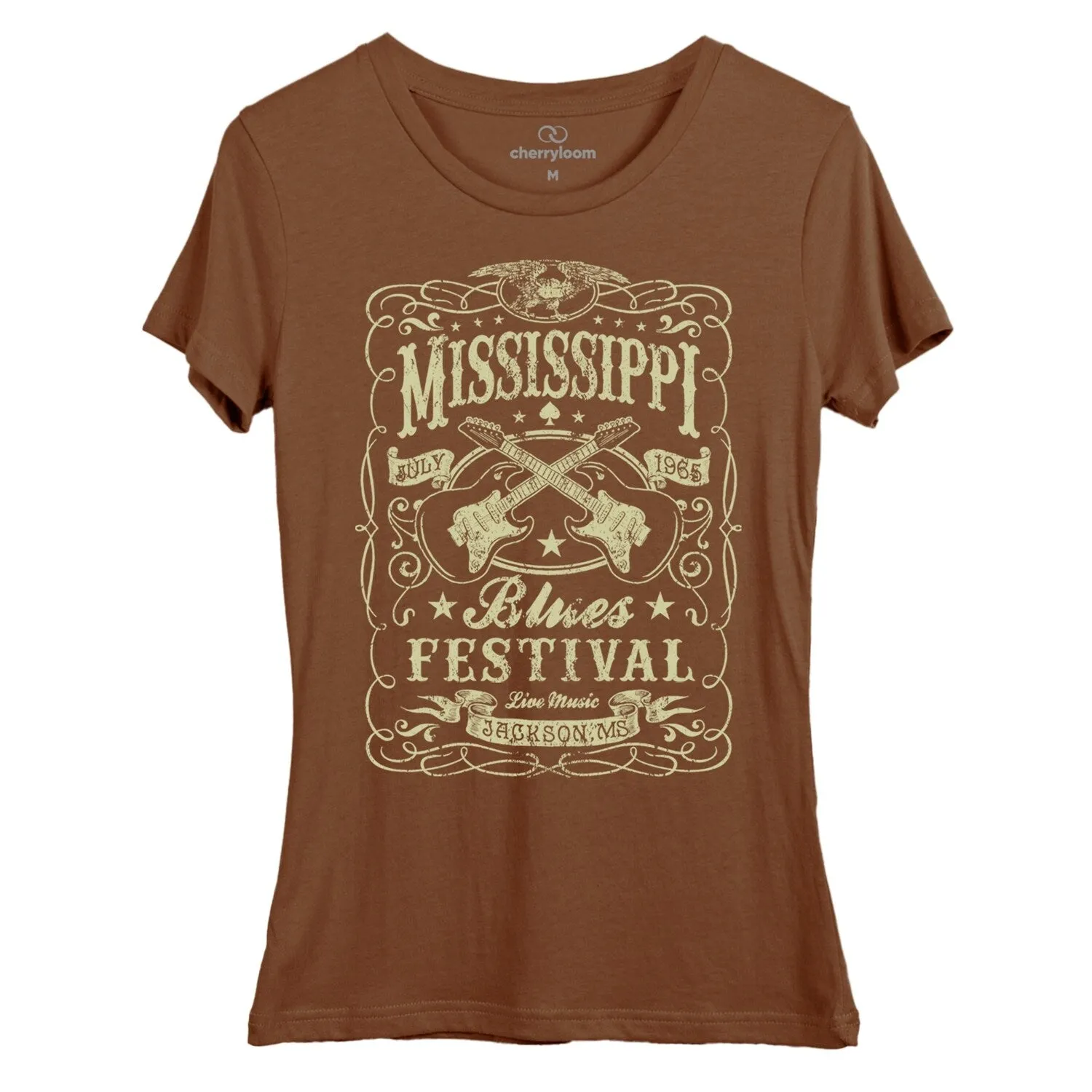 Mississippi Blues women's fitted tee sold by Zulily