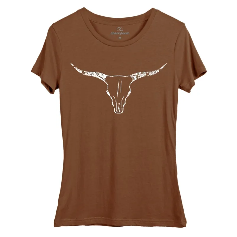 Longhorn women's fitted tee sold by Zulily