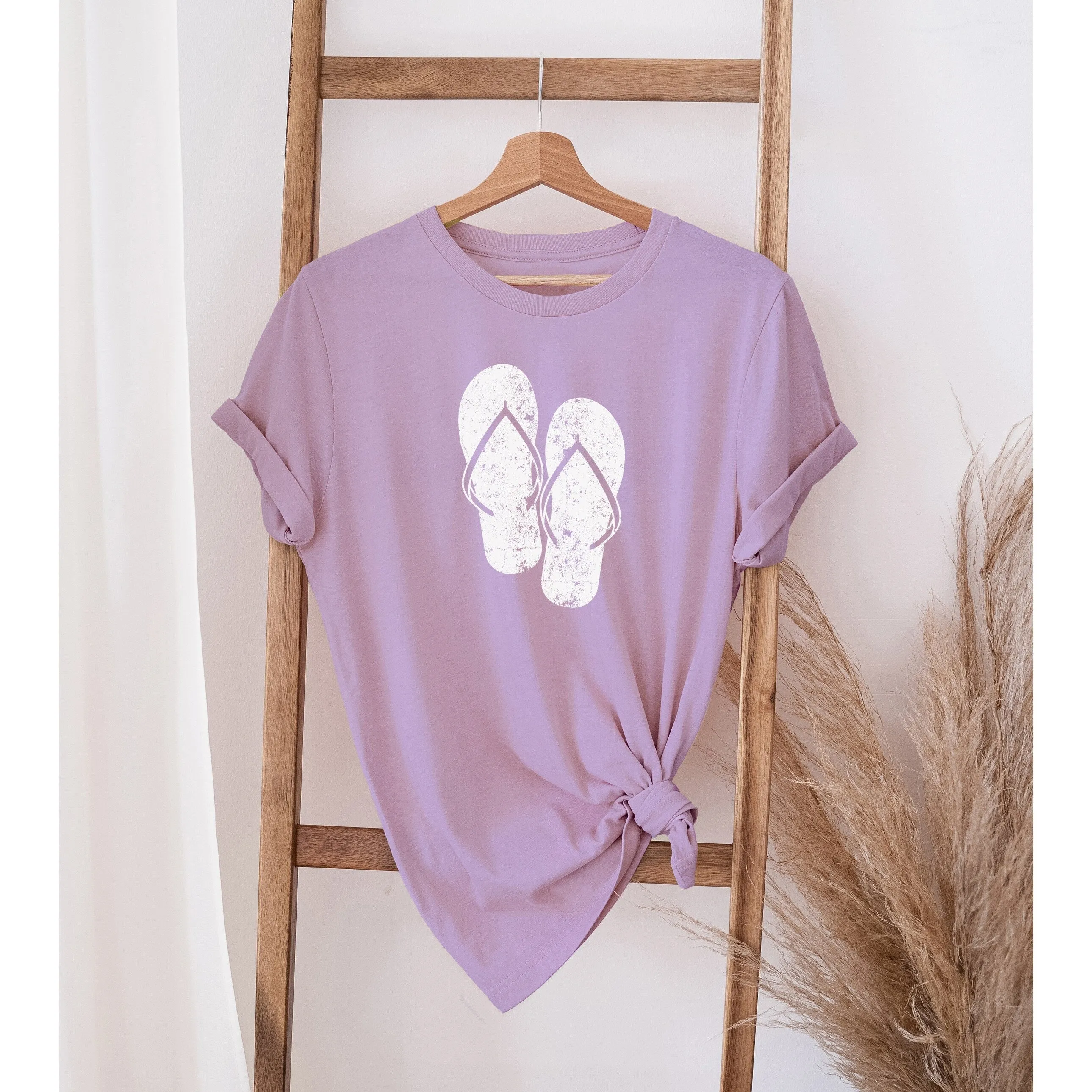 Flip flops women's oversized tee sold by Zulily