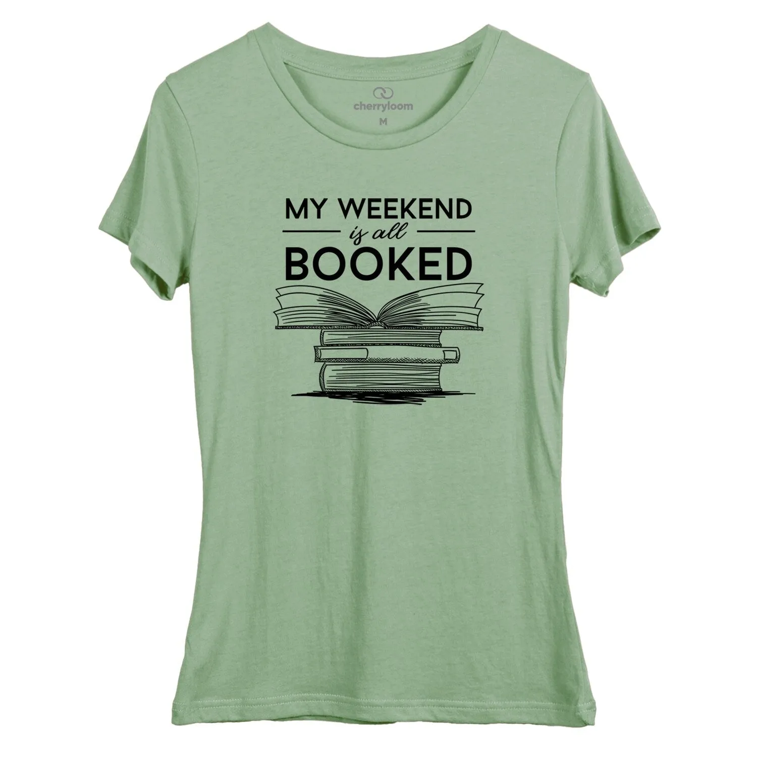 My weekend is all booked women's fitted tee sold by Zulily