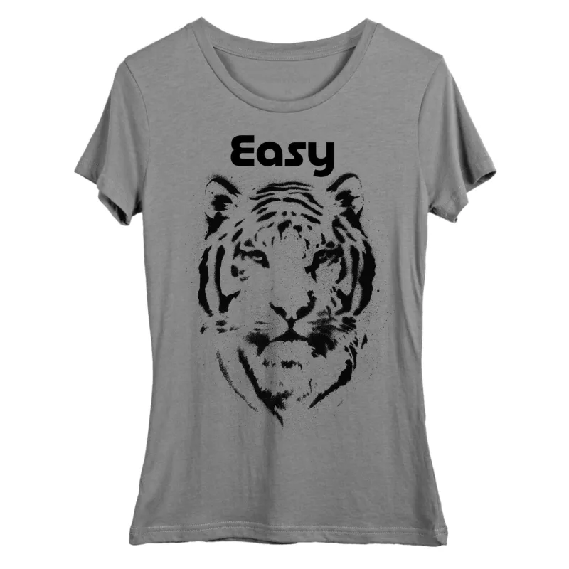 Easy tiger women's fitted tee sold by Zulily