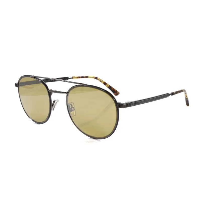 Black Dark Ruthenium Unisex Metal Men's Sunglasses made by Jimmy Choo