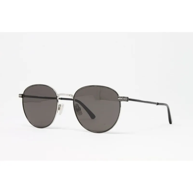 Black men's Round Metal Sunglasses made by Jimmy Choo