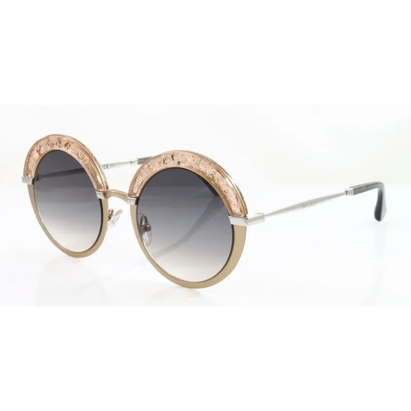 Semi Matte Sand Women's Roun Metal Sunglasses sold by Zulily