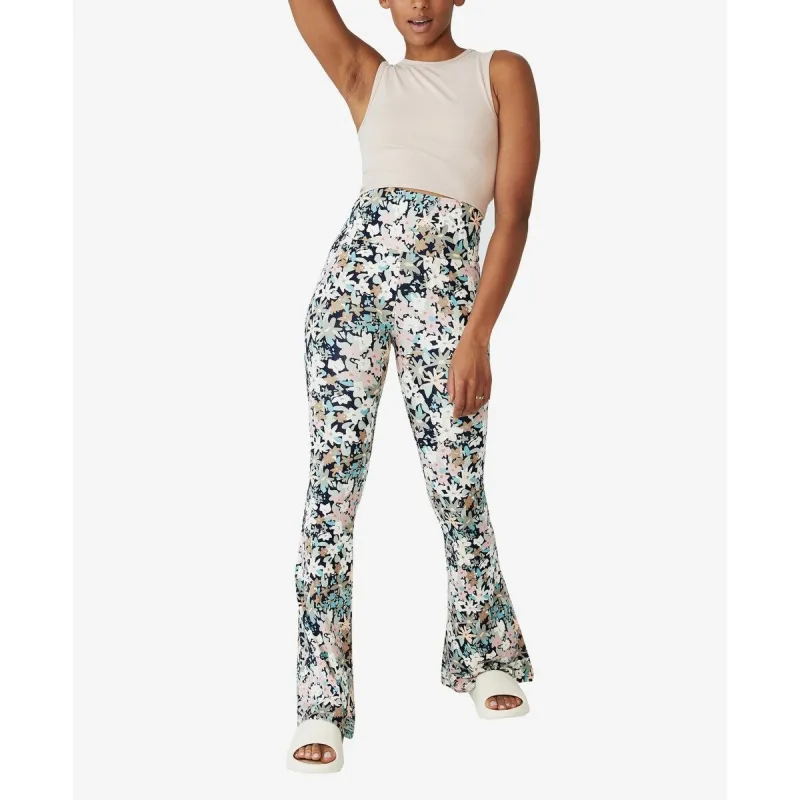 COTTON ON Women's Contouring Yoga Flare Pants Green Size X-Large sold by Zulily