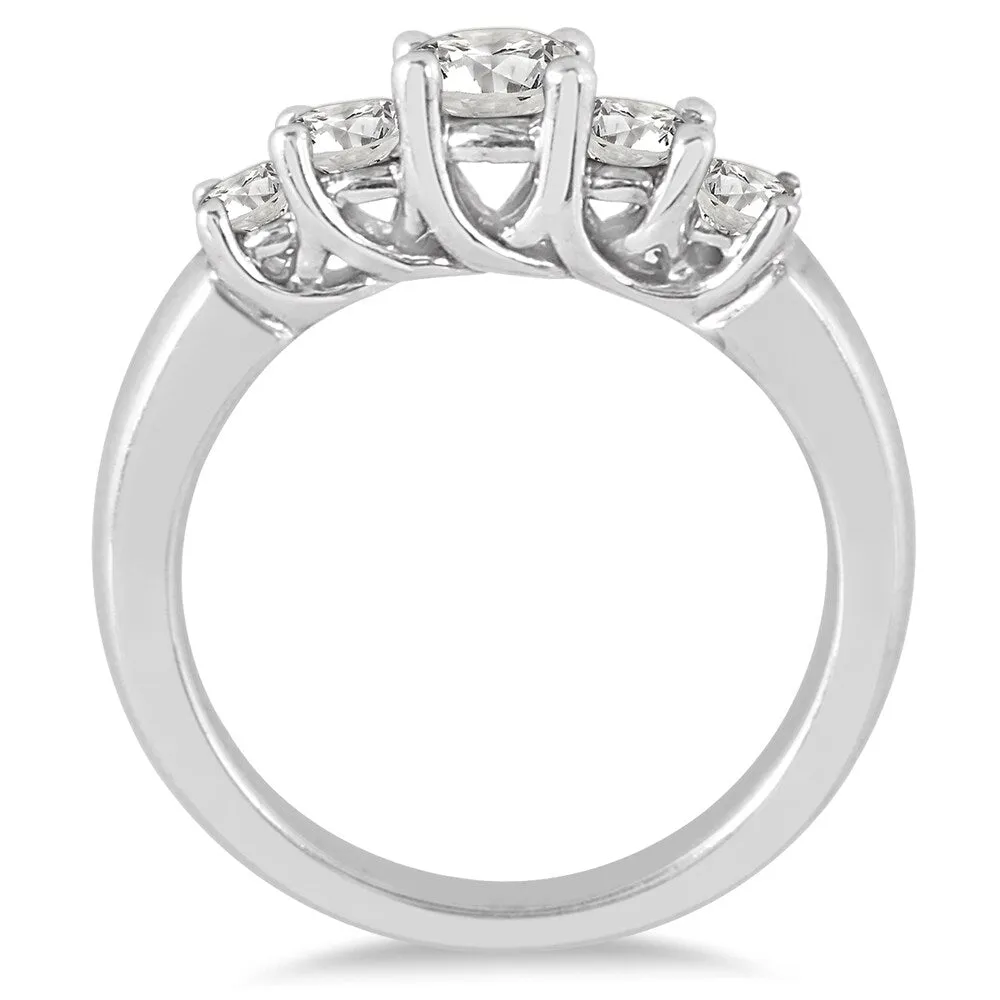 Marquee Jewels 10k White Gold 1ct TDW Diamond Wedding Ring sold by Zulily product image thumbnail 2
