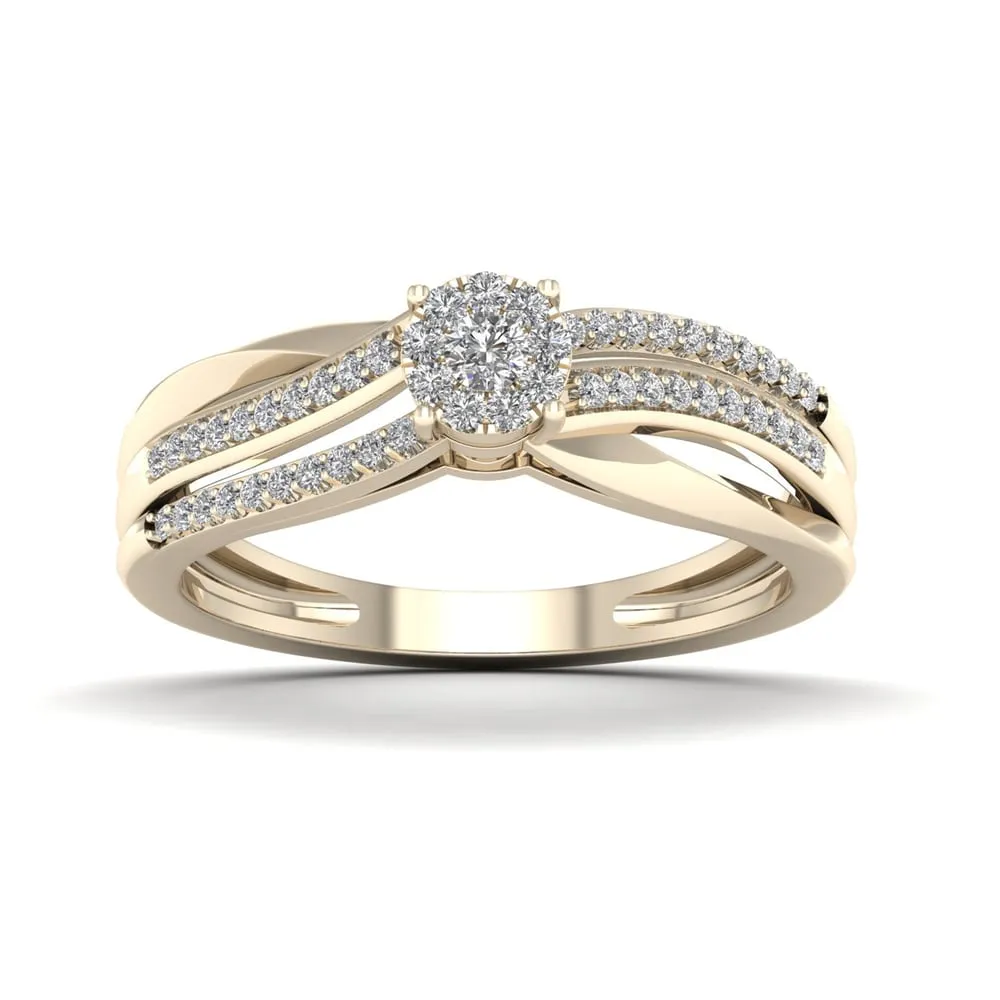 Auriya 14k Gold 1.75ctw Round Hidden-Halo Lab Grown Diamond Engagement Ring sold by Zulily