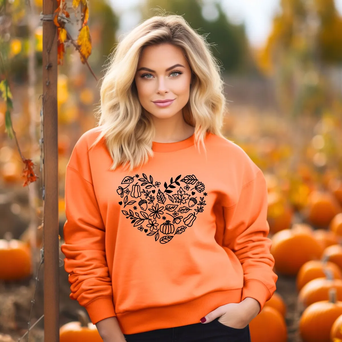 Fall Heart Graphic Sweatshirt sold by Zulily product image thumbnail 2