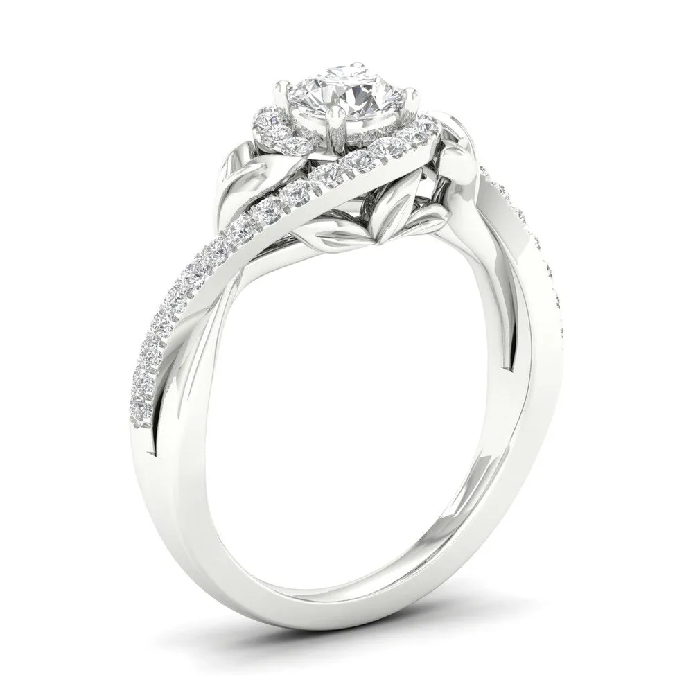 De Couer 14k Gold 3/4ct TDW Diamond Promise Ring sold by Zulily product image thumbnail 2