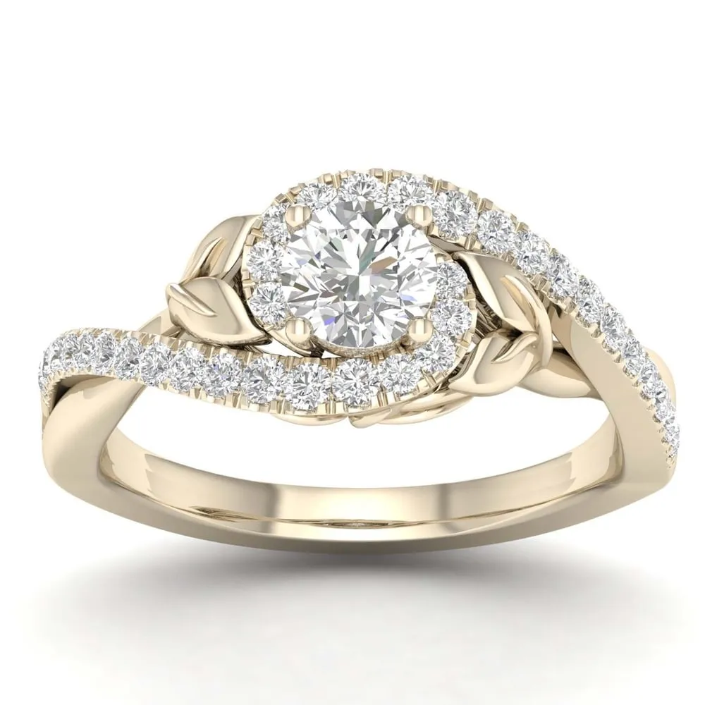 De Couer 14k Gold 3/4ct TDW Diamond Promise Ring sold by Zulily product image thumbnail 5