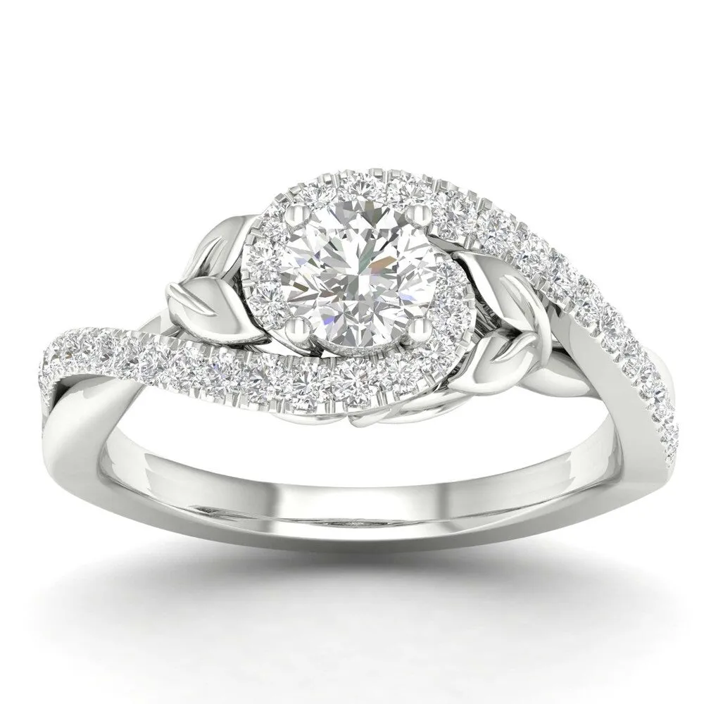 De Couer 14k Gold 3/4ct TDW Diamond Promise Ring sold by Zulily