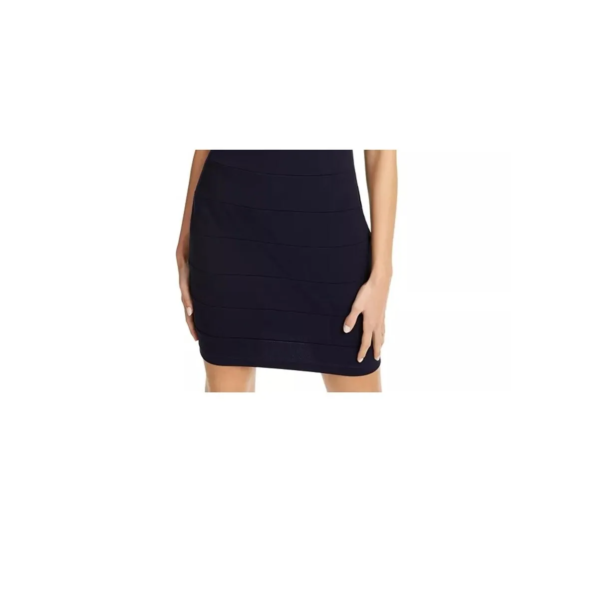 Emerald Sundae Women's Sleeveless Square Neck Short Sheath Cocktail Dress Blue Size Large sold by Zulily product image thumbnail 3