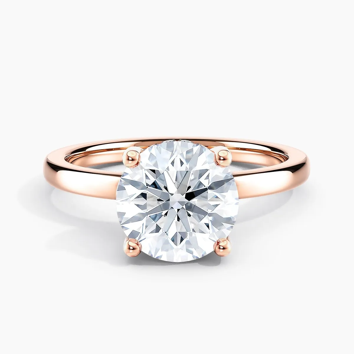 Auriya 14k Gold 1.00ctw Round Hidden-Halo Lab Grown Diamond Engagement Ring sold by Zulily product image thumbnail 3