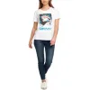 DKNY Women's Glitter Logo T-Shirt White Size XL sold by Zulily