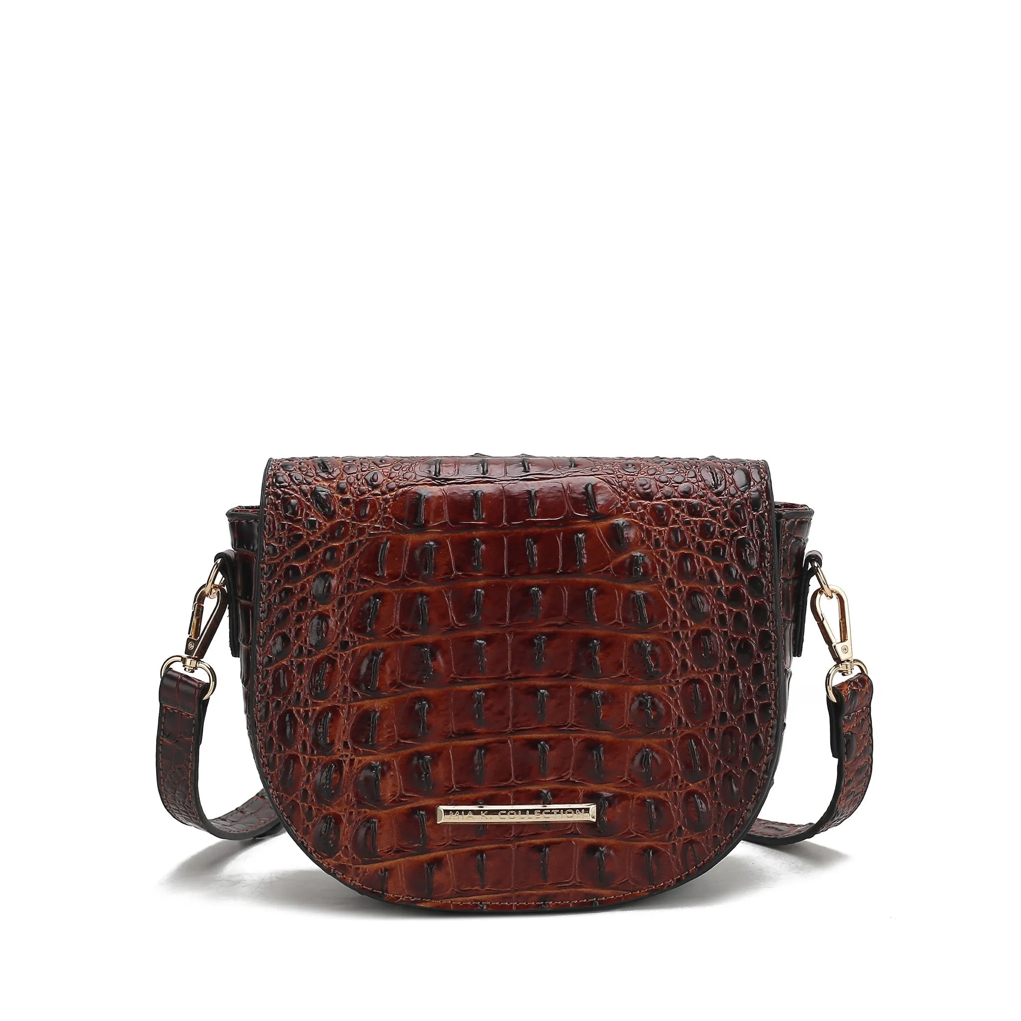 MKF Collection Women's Amalia Solid Croc Crossbody Bag sold by Zulily