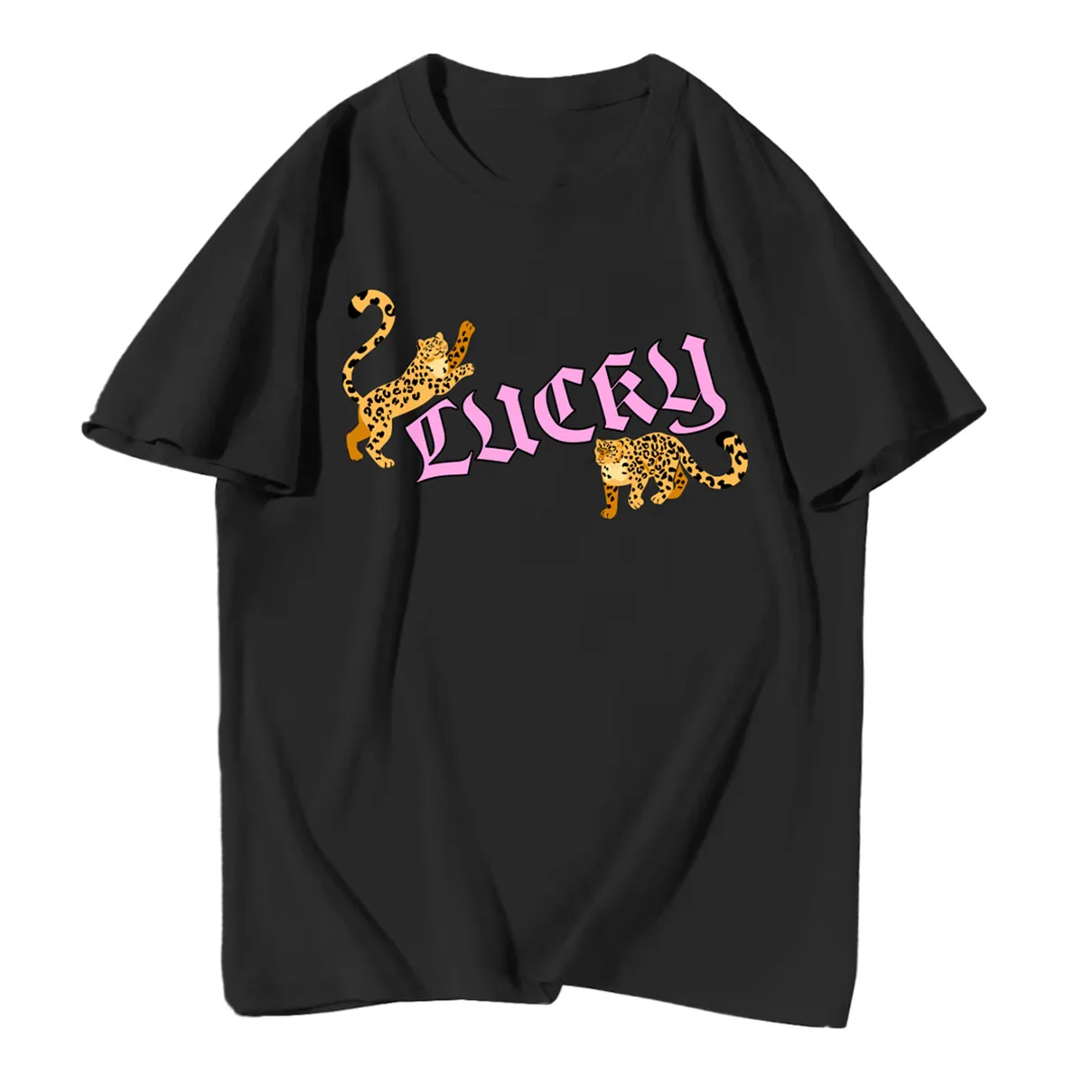 Udear Leopard Round Neck T-Shirt sold by Zulily
