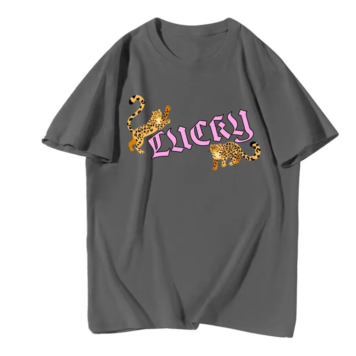 Udear Leopard Round Neck T-Shirt sold by Zulily product image thumbnail 3