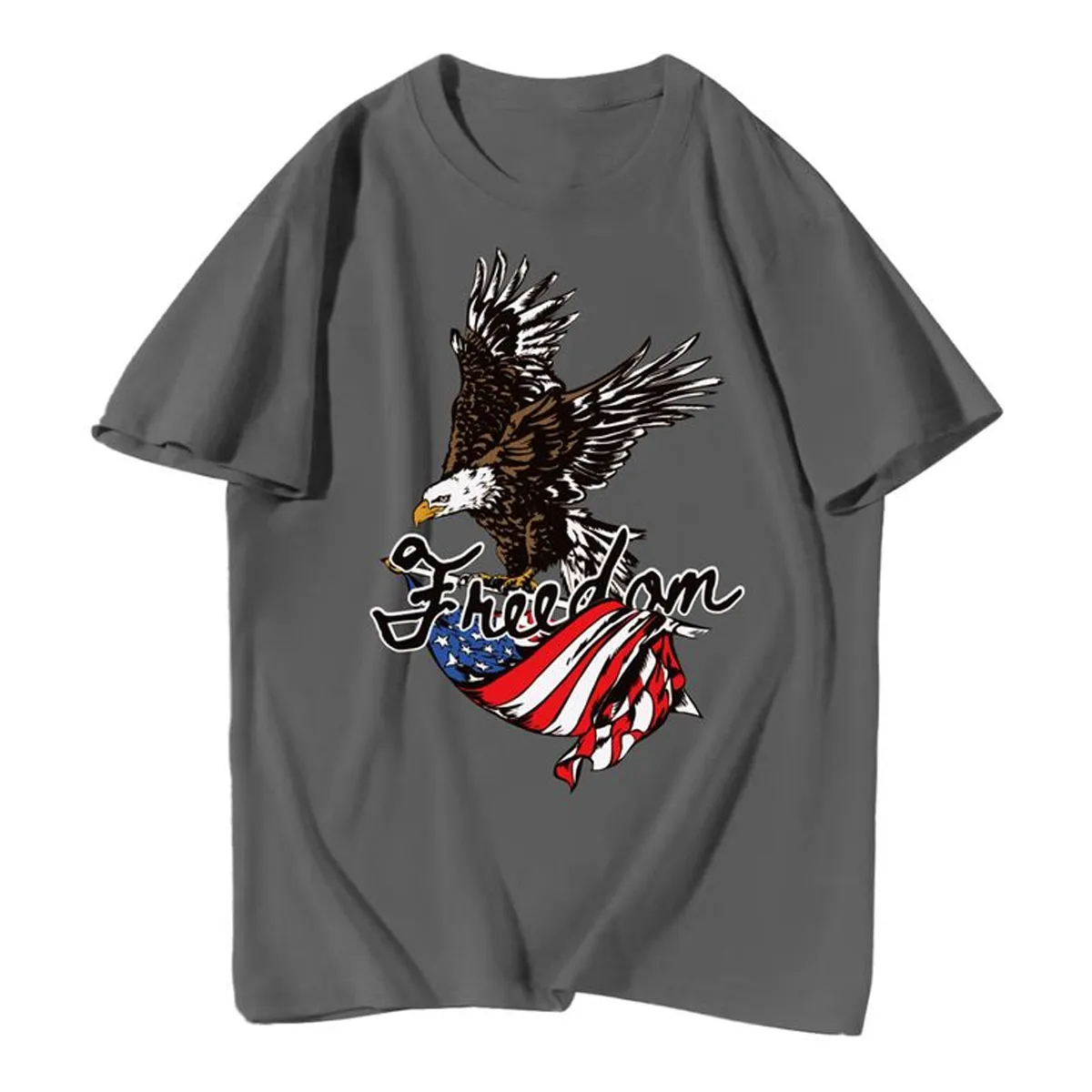 Udear American Flag & Eagle Round Neck T-Shirt sold by Zulily product image thumbnail 3