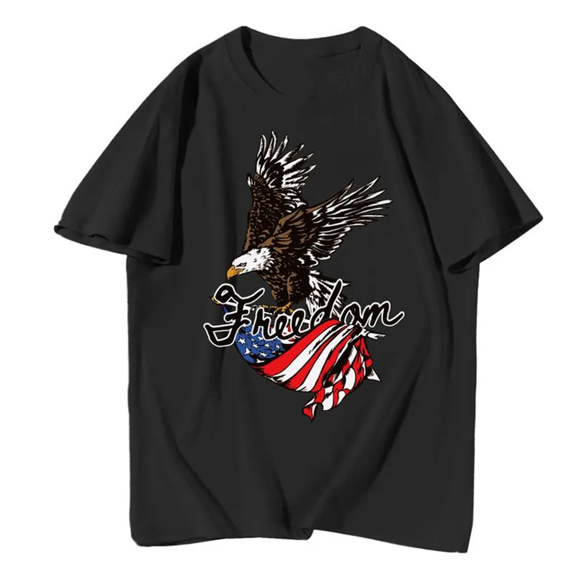 Udear American Flag & Eagle Round Neck T-Shirt sold by Zulily