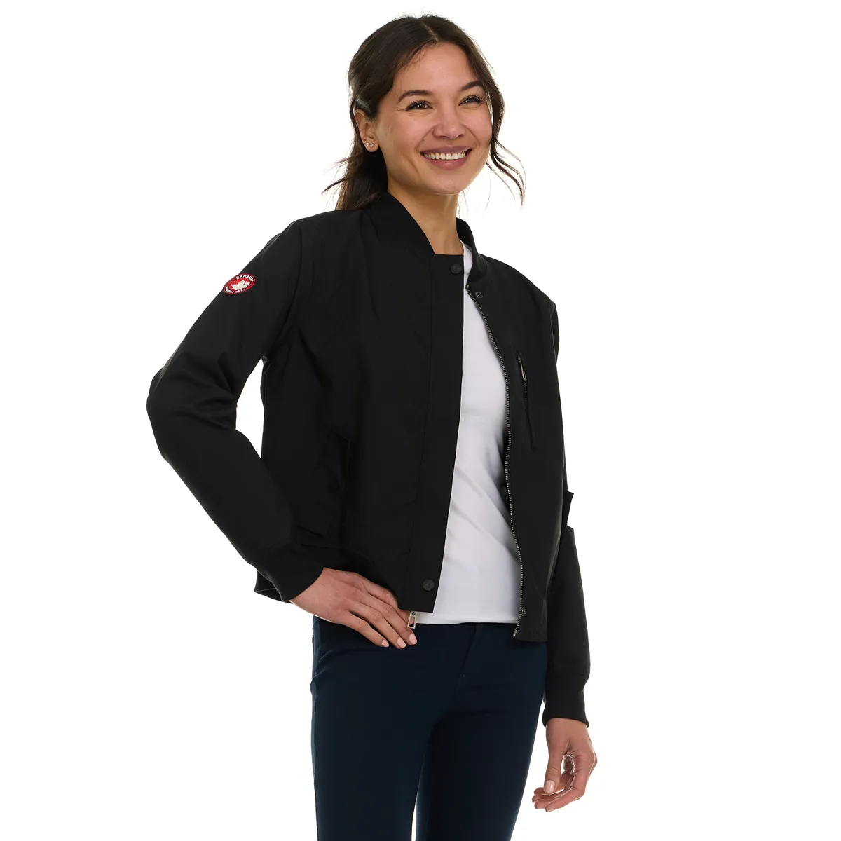 Canada Weather Gear Women's Bomber Flight Jacket sold by Zulily product image thumbnail 5
