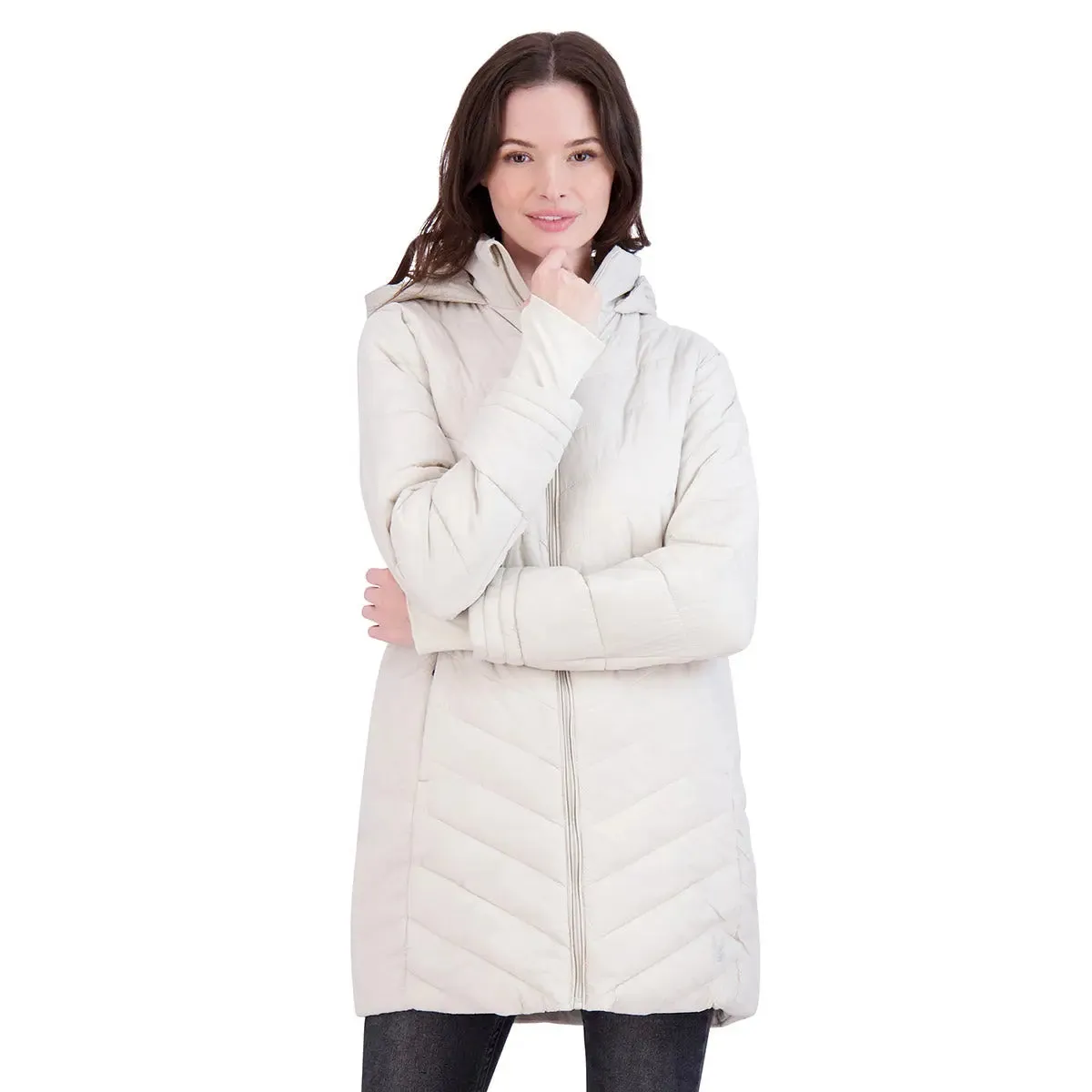 Spyder Women's Boundless Long Puffer Coat sold by Zulily product image thumbnail 5