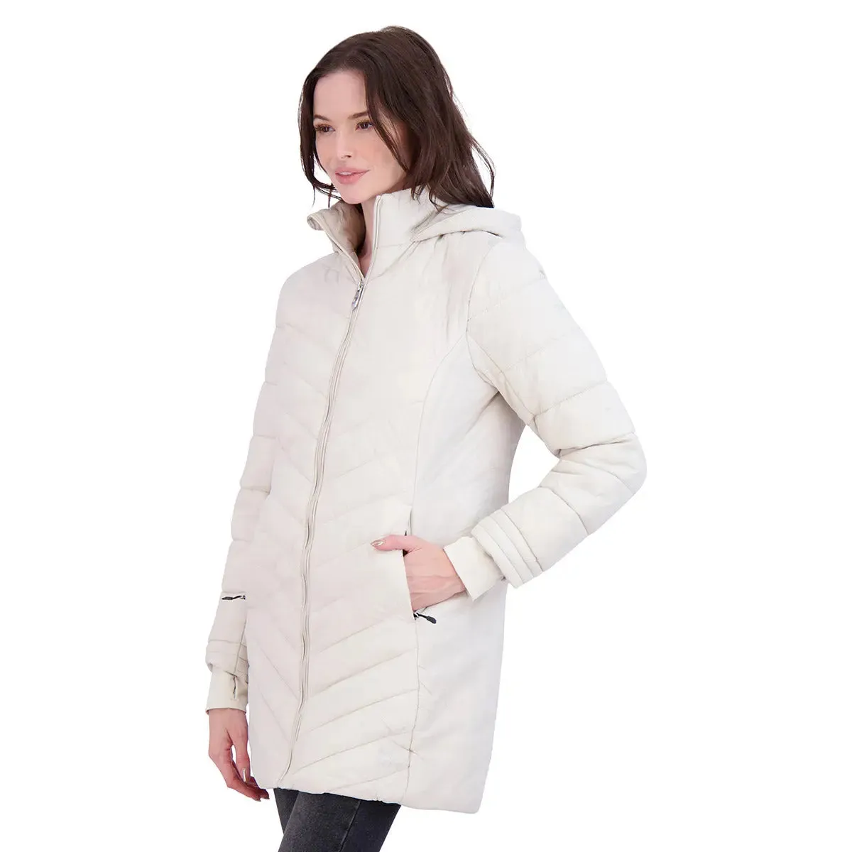 Spyder Women's Boundless Long Puffer Coat sold by Zulily product image thumbnail 4
