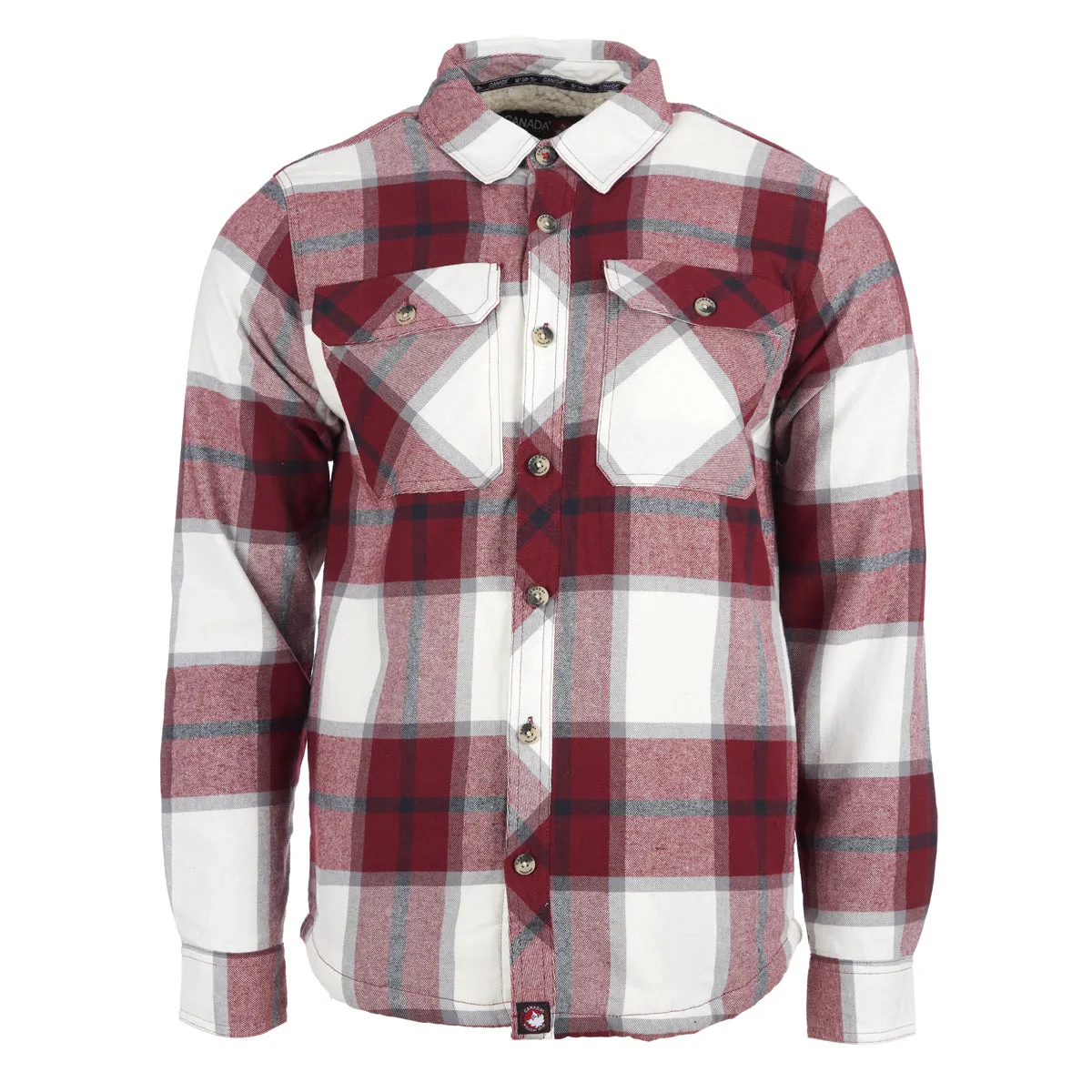Canada Weather Gear Men's Sherpa Lined Flannel sold by Zulily product image thumbnail 2