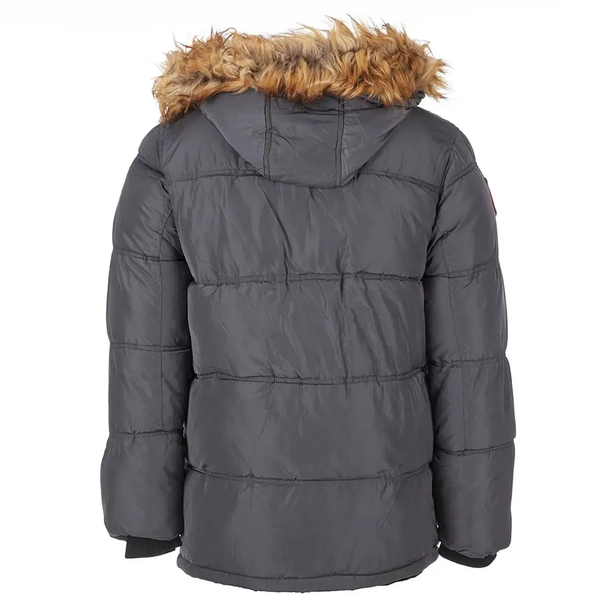 Canada Weather Gear Men's Fur Hooded Puffer Jacket sold by Zulily product image thumbnail 3