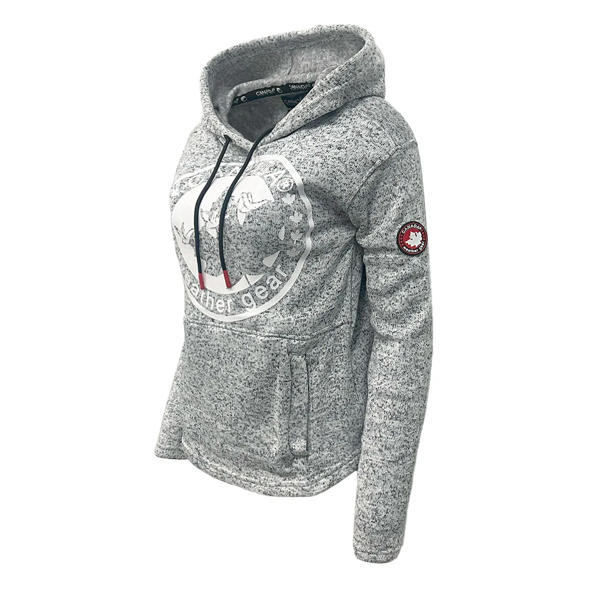 Canada Weather Gear Women's Hooded Sweater Fleece with Logo Print sold by Zulily product image thumbnail 5
