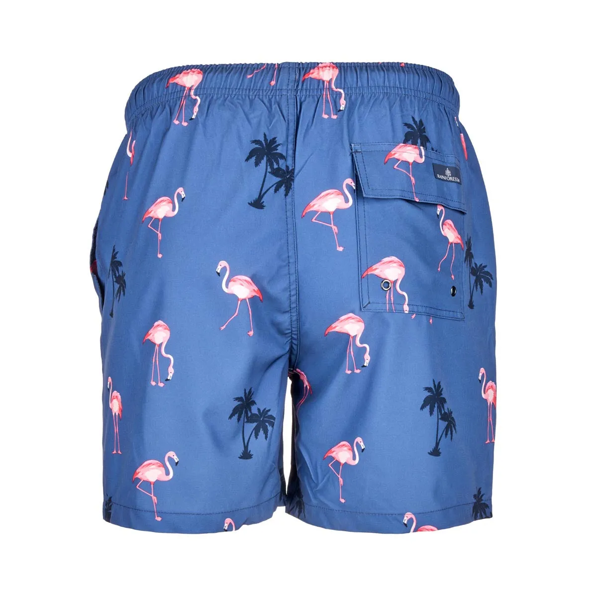 Rainforest Men's Flamingo Blues Swim Trunks sold by Zulily product image thumbnail 3