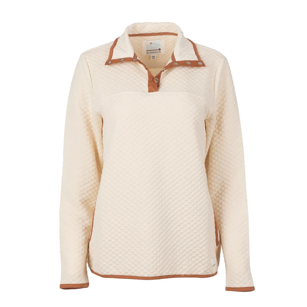 Mountain and Isles Women's Mini Quilt 1/4 Snap Front Pullover sold by Zulily product image thumbnail 5