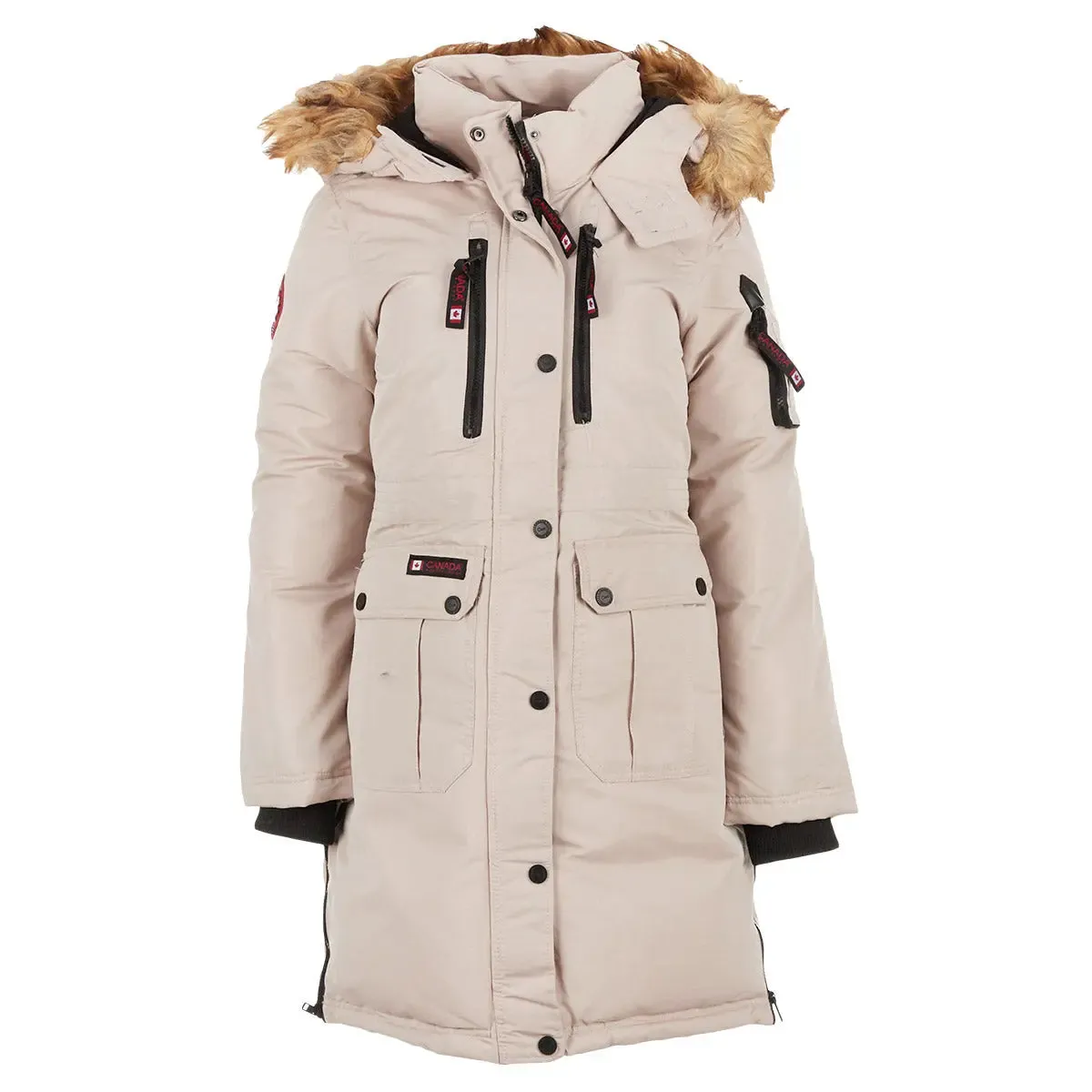 Canada Weather Gear Women's Long Puffer sold by Zulily