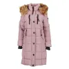 Canada Weather Gear Women's Long Puffer with Faux Fur Trim Hood sold by Zulily