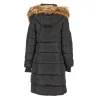 Canada Weather Gear Women's Long Puffer with Faux Fur Trim Hood sold by Zulily