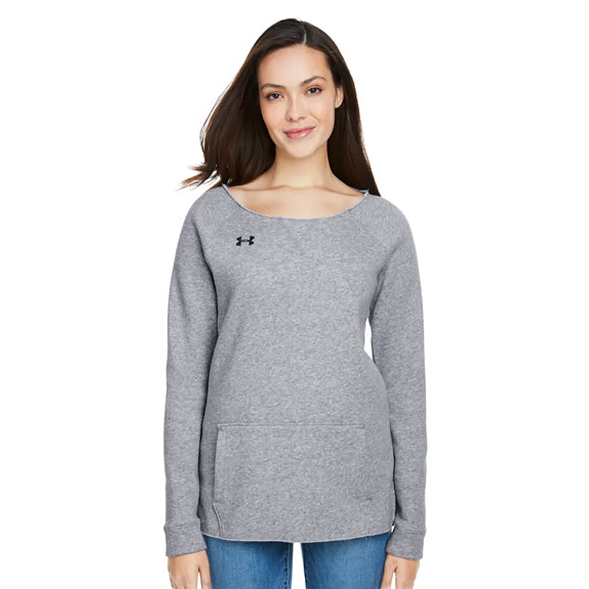 Under Armour Women's Hustle Fleece Crewneck Sweatshirt sold by Zulily product image thumbnail 5