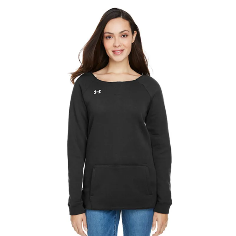 Under Armour Women's Hustle Fleece Crewneck Sweatshirt made by Under Armour